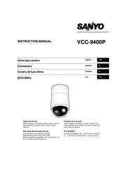 Sanyo VCC-9400P Instruction Manual