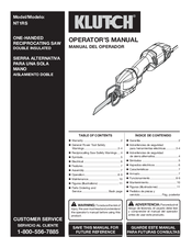 Klutch NT1RS Operator's Manual