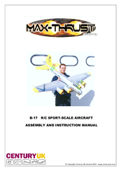 Max-Thrust B-17 Assembly And Instruction Manual