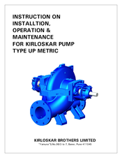 Kirloskar UP 250/30 Manuals | ManualsLib