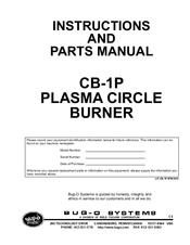 BUG-O CB-1P Instructions And Parts Manual