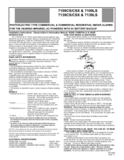 Gentex 7109CS Installation Instructions Manual