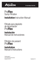 Aqueon ProFlex Installation Instructions Manual
