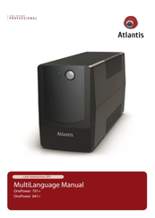 Atlantis OnePower 800X Manual Manual