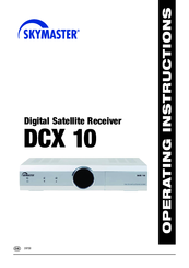 Skymaster DCX 10 Operating Instructions Manual