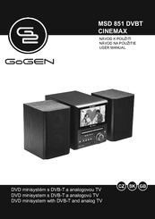 Gogen MSD 851 DVBT User Manual