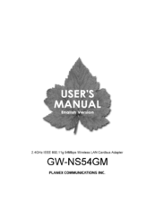 Planex GW-NS54GM User Manual