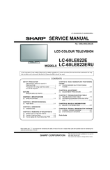 Sharp LC-60LE822E Service Manual
