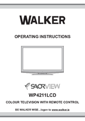 Walker SaorView WP4211LCD Operating Instructions Manual