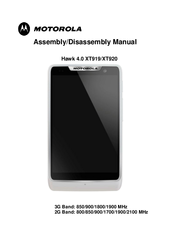 Motorola Hawk 4.0 XT919 Assembly/Disassembly Manual