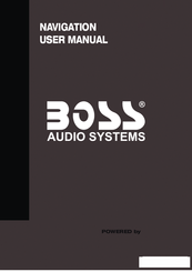 Boss Car Navigation system Navigation User Manual
