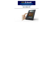 AV E-Book AV-E701 User Manual