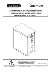 Calomax Quantum Installation, Operation And Maintenance Manual