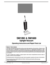 Nacecare SM1200 Operating Instructions And Repair Parts List