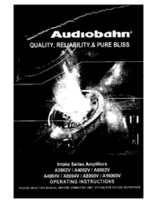 AudioBahn A6004V Operating Instructions Manual