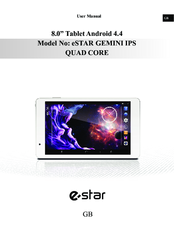 Estar Gemini IPS Quad Core User Manual