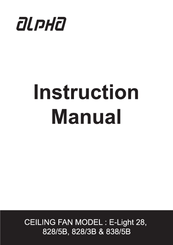 Alpha 828/5B Instruction Manual