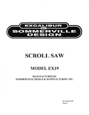 Sommerville Design Excalibur EX19 Manual