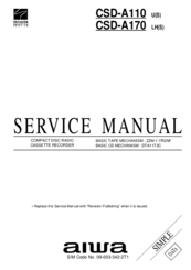 Aiwa CSD-A110 U Service Manual
