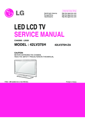 LG 42LV375H Service Manual