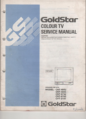 Goldstar CNT- 4885 Service Manual