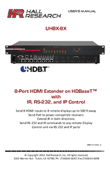 HR UHBX-8X User Manual