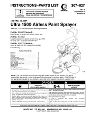 Graco 220-627 B Series Instructions And Parts List