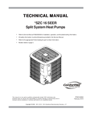 Goodman *SZC 16 SEER Technical Manual