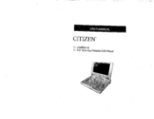 Citizen C08PDV10 User Manual
