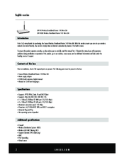 SWEEX LW140 Manual
