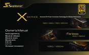 Seasonic X-series Owner's Manual