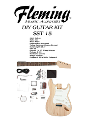 Fleming Music Australia SST 15 Assembly Instructions Manual