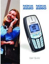 Nokia 2260 - Cell Phone - AMPS User Manual