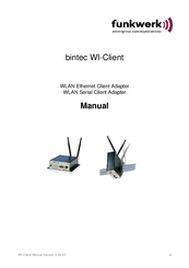 Funkwerk bintec WI-Client Manual