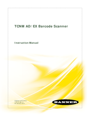 Banner TCNM AD/EX Instruction Manual