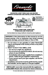 Firewerks VFRMV24PB Owner's Operation And Installation Manual