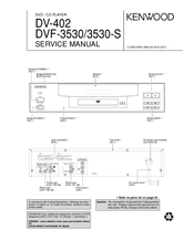 Kenwood DV-402 Service Manual