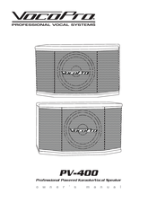 VocoPro PV-400 Owner's Manual