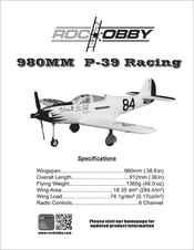Roc Hobby P-39 Racing User Manual