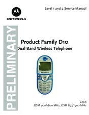 Motorola C200 Service Manual