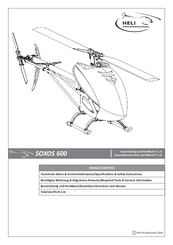 Heli-Professional SOXOS 600 Assembly Instruction And Manual