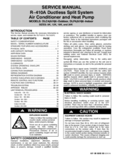 International comfort products DLF4A12 Service Manual