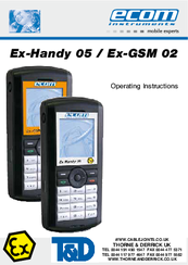 Ecom Instruments Ex-GSM 02 Operating Instructions Manual