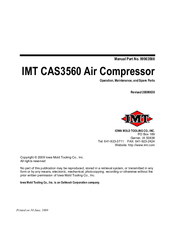 IMT CAS3560 Operation, Maintenance And Spare Parts
