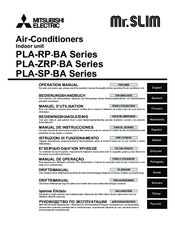 Mitsubishi Electric Mr.Slim PLA-ZRP.BA Series Operation Manual