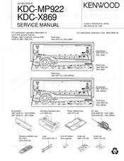 Kenwood KDC-MP922 Service Manual
