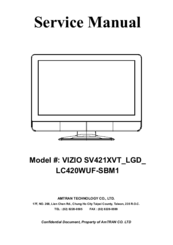 AMTRAN LC420WUF-SBM1 Service Manual