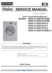 Haier HWD-C1200TXVE-F Service Manual