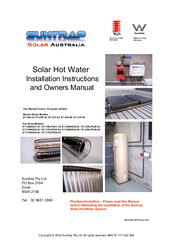 SUNTRAP ST-160-16 Installation Instructions And Owner's Manual