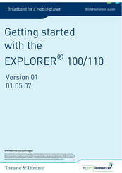 Thrane&Thrane EXPLORER 100 Getting Started